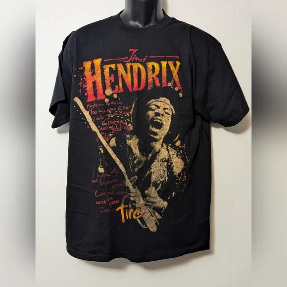 Men's Zion JIMI HENDRIX OFFICIAL MERCH 20 09 BAND MUSIC Black T-SHIRT LARGE - Picture 1 of 5